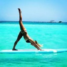 Friendly tips from Inflatable SUP water yoga mat exercise class