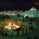 What about BBQ in a inflatable yurt?