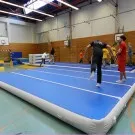 Buy Blow up gymnastics mat high air tightness strength