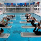 Let our dear user feel good water gymnastics mat