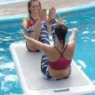 Inflatable floating yoga mat size and style customize for free