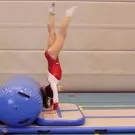 The application of inflatable gymnastics mat in physical quality practice