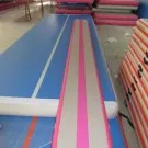 Rainbow air track cheap and nice for fitness workout home