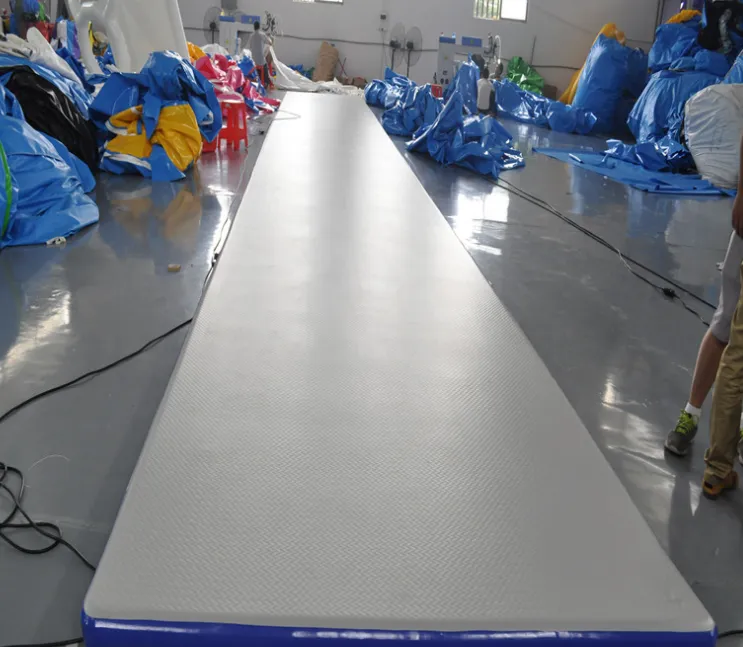 Resuming sport on dropstitch inflatable fittness mats