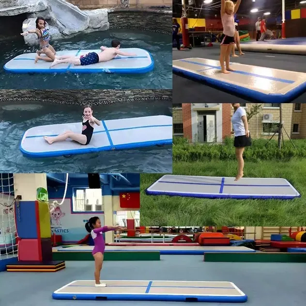 Resuming sport on dropstitch inflatable fittness mats