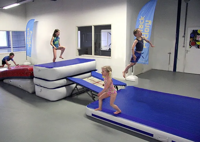 inflatable_children_training mat_at_home