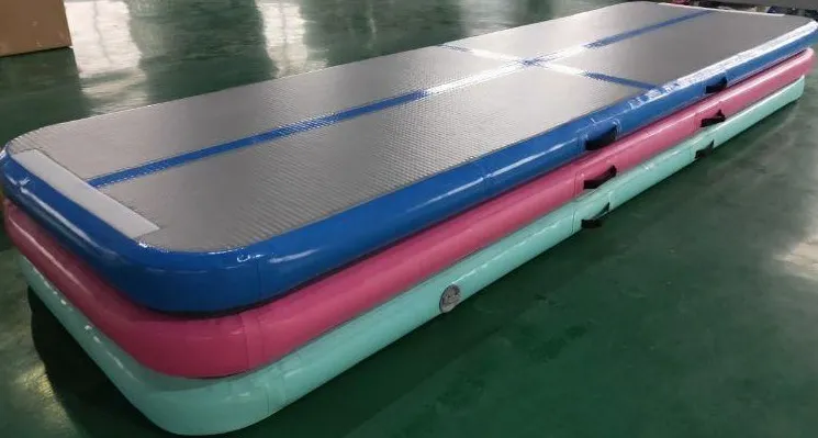 inflatable yoga mat floating on water.webp