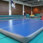 4-15M Floating Inflatable Air Tumble Track / Water Gymnastics Gym Mat for Sale