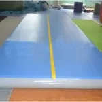 Tumble track air inflatable gym mat