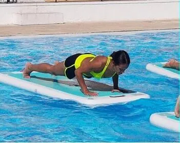 floating yoga mat