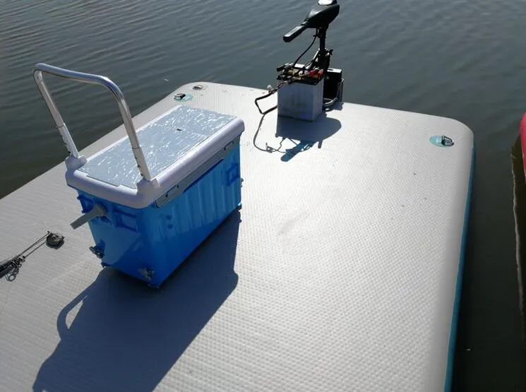 inflatable dock made of drop stitch fabric