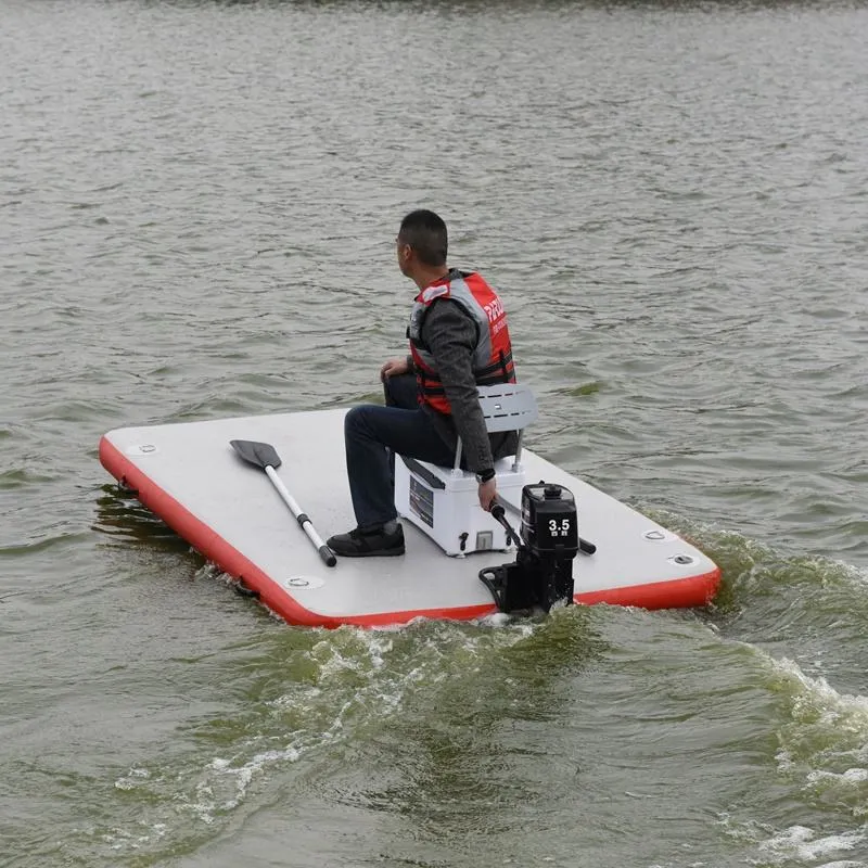 inflatable water floating dock