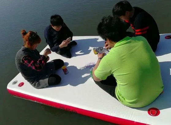 inflatable water mat fishing platform price