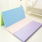 Double folding children rainbow play mat best factory price