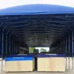 Mobile warehouse tent good place to storage