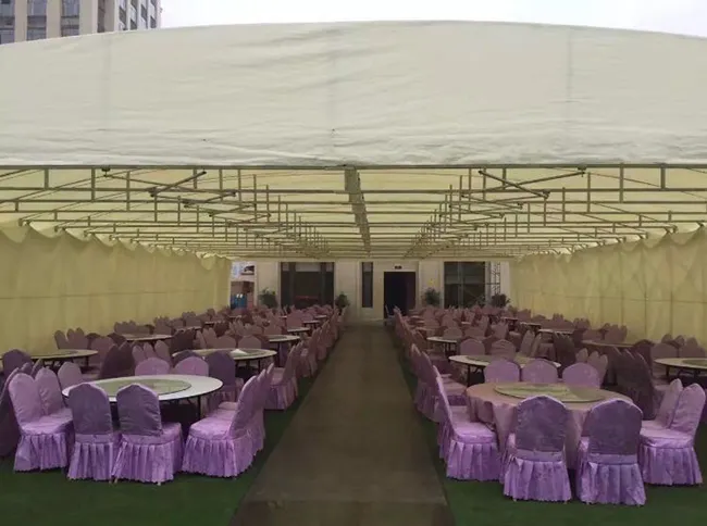 mobile pull push tent for banquet