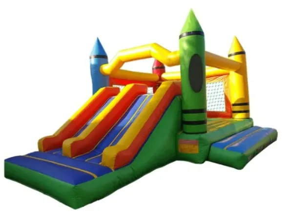 Inflatable land rush pass amusement equipment