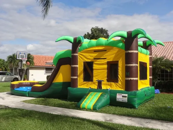 Tropical Rush bouncy slide