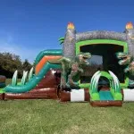 Bouncy Castle Jurassic Park Combo