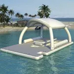 cruise swim platform on water fishing leisure with sunproof design